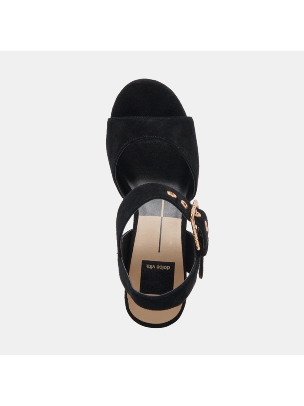 Dolce Vita Bobby Leather suede Sandal black onyx - Picture 6 of 8